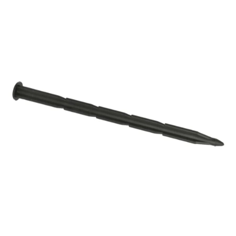 Černý plastový kotvící hřeb "UNI" - délka 25 cm