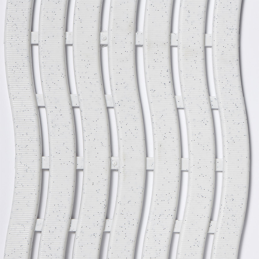 Bílá bazénová rohož Soft-Step - šířka 60 cm, výška 0,9 cm
