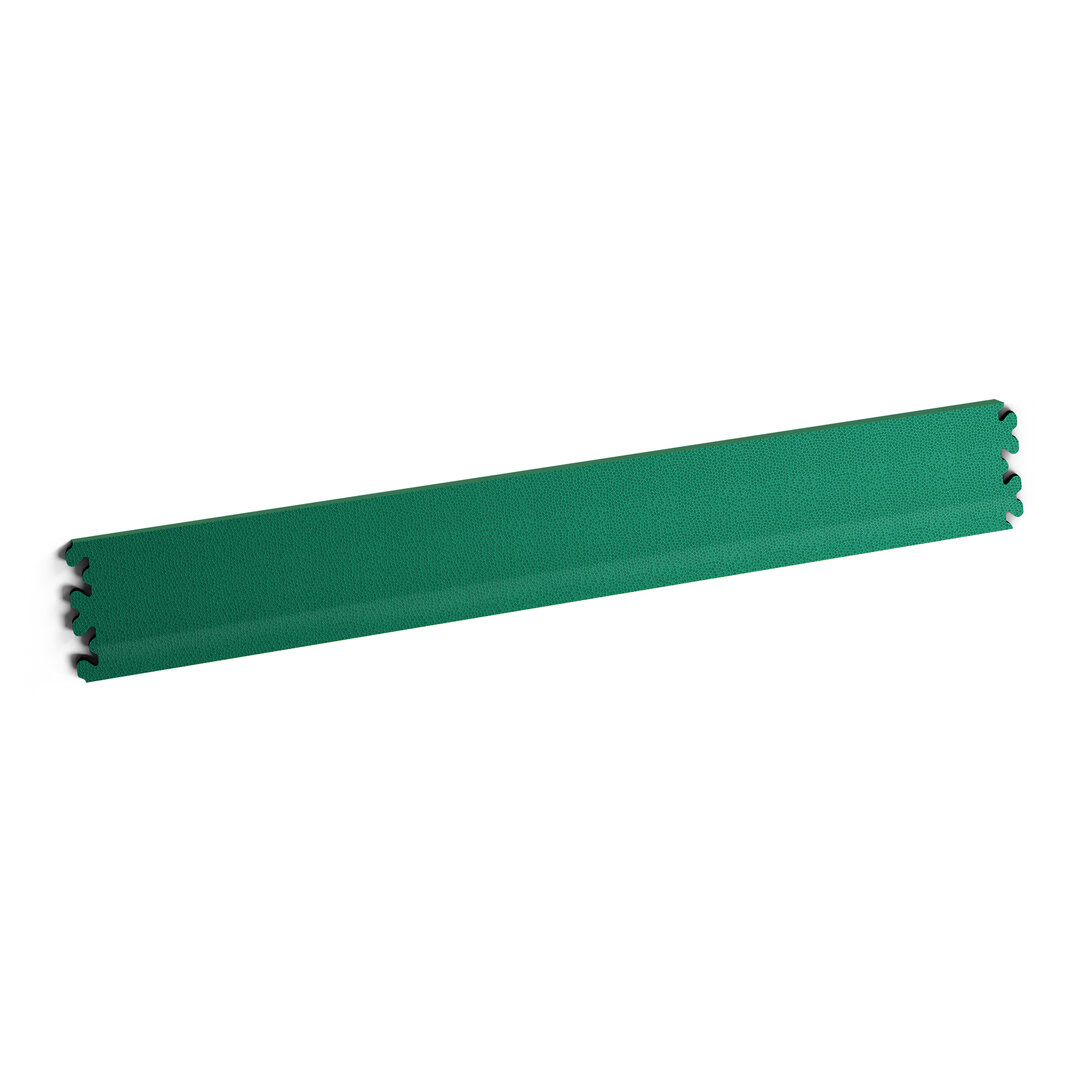 Zelená PVC vinylová soklová podlahová lišta Fortelock XL (hadí kůže) - délka 65,3 cm, šířka 10 cm a tloušťka 0,4 cm