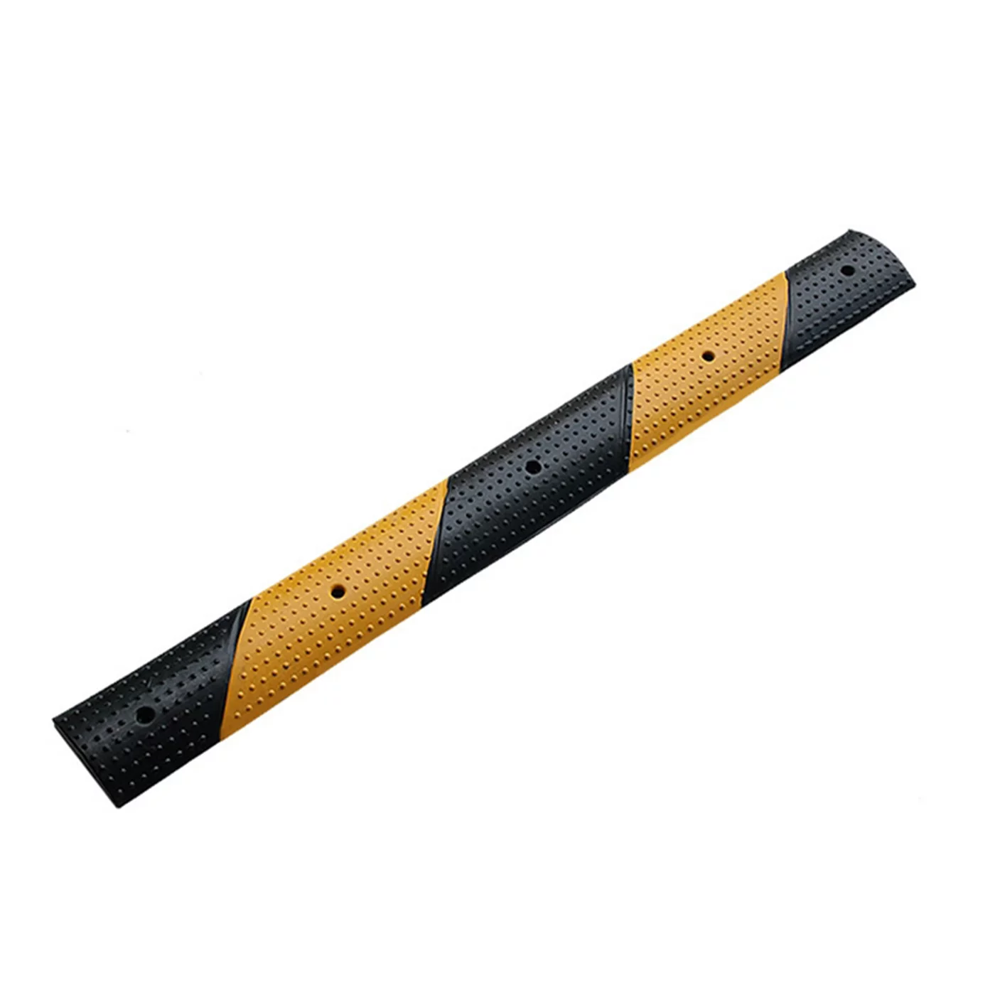 Bremsschwelle aus Gummi FLOMA - Länge 100 cm, Breite 15 cm - Schwarz-Gelb