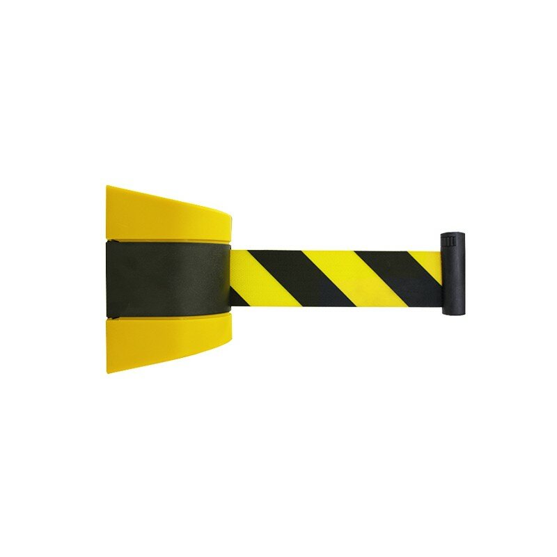 Žltá plastová bezpečnostná nástenná kazeta - dĺžka 5 m