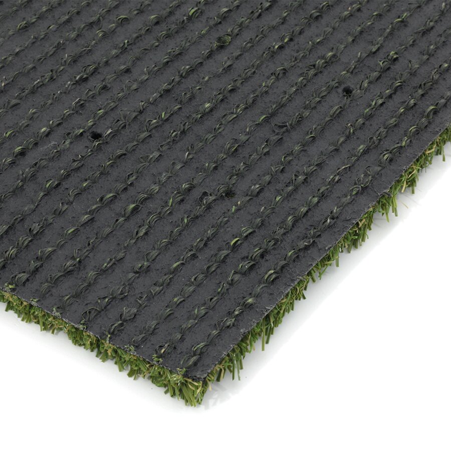Zelená vstupná rohož z umelého trávnika FLOMA Pesaro - dĺžka 40 cm, šírka 60 cm a výška 2 cm