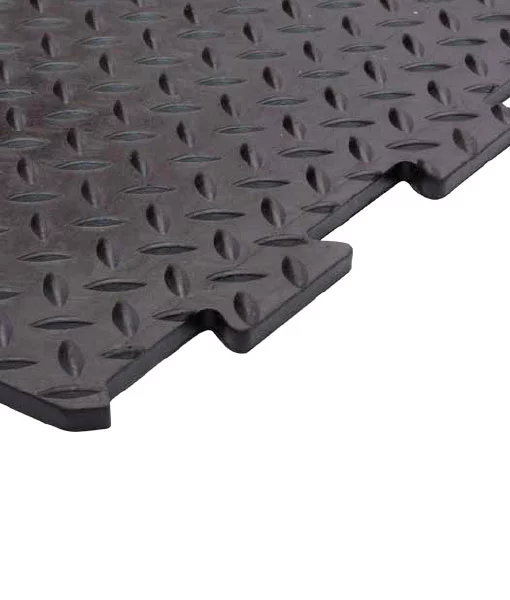 Anti-Rutsch Schwerlastboden (Puzzle - Mitte) FLOMA RT15 - Länge 100,5 cm, Breite 101 cm, Höhe 1,2 cm