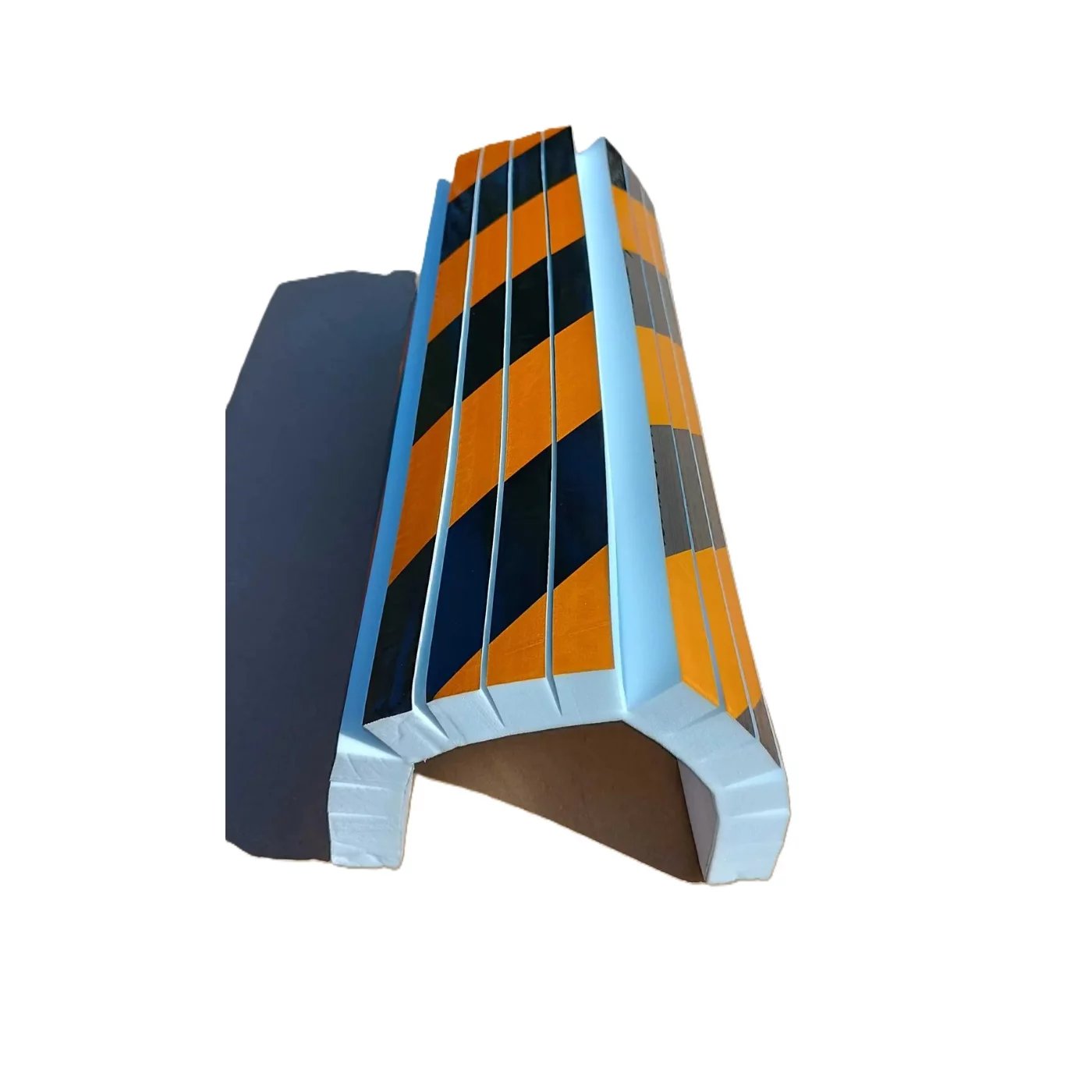 Säulenschutz aus Schaumstoff - Länge 40 cm, Breite 25 cm, Dicke 2 cm - gelb-schwarzer