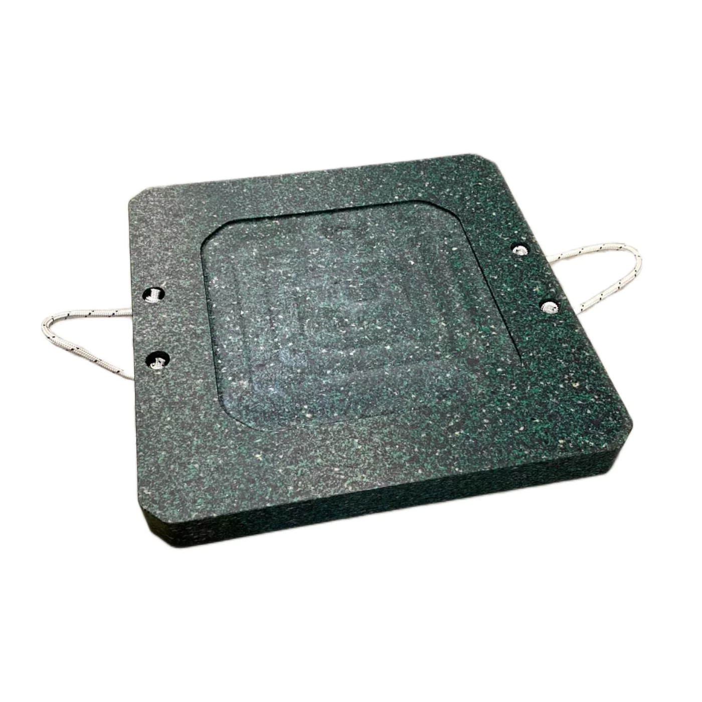 Unterlegplatte für Maschinenfüße - Länge 60 cm, Breite 60 cm, Höhe 6 cm