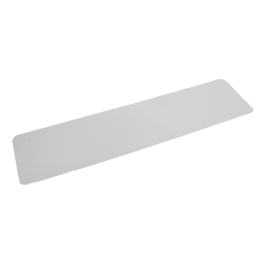 Biela plastová vodeodolná protišmyková páska (pás) FLOMA Aqua-Safe - dĺžka 15 cm, šírka 61 cm a hrúbka 0,7 mm