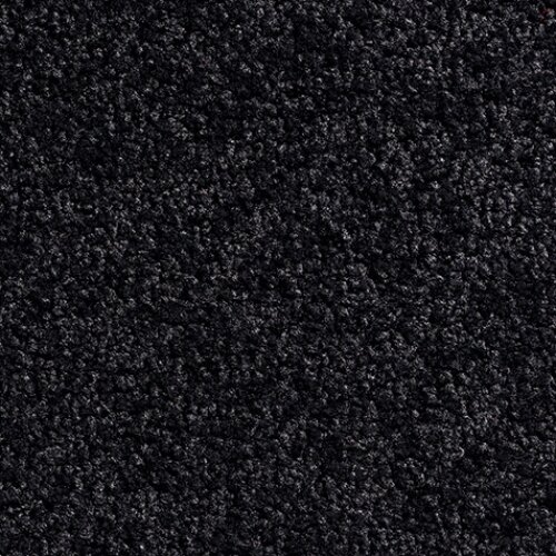 Čierna prateľná vstupná rohož FLOMA Twister - dĺžka 90 cm, šírka 250 cm, výška 0,8 cm