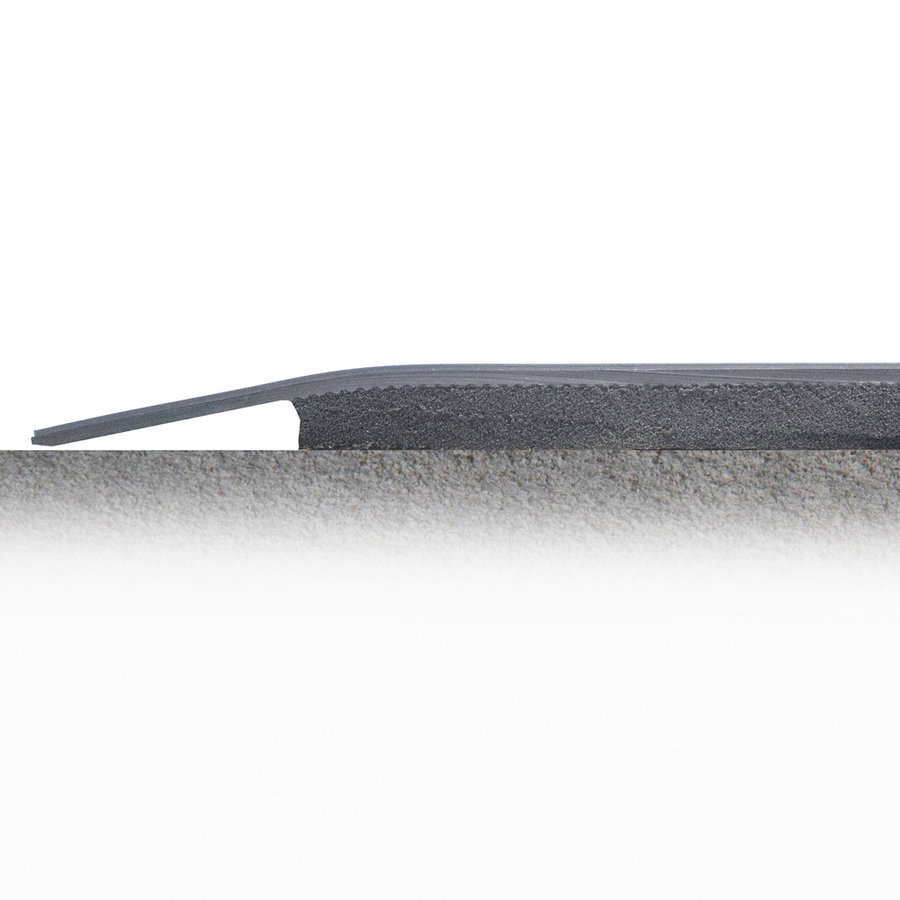 Černá gumová protiúnavová rohož - délka 150 cm, šířka 90 cm a výška 1 cm
