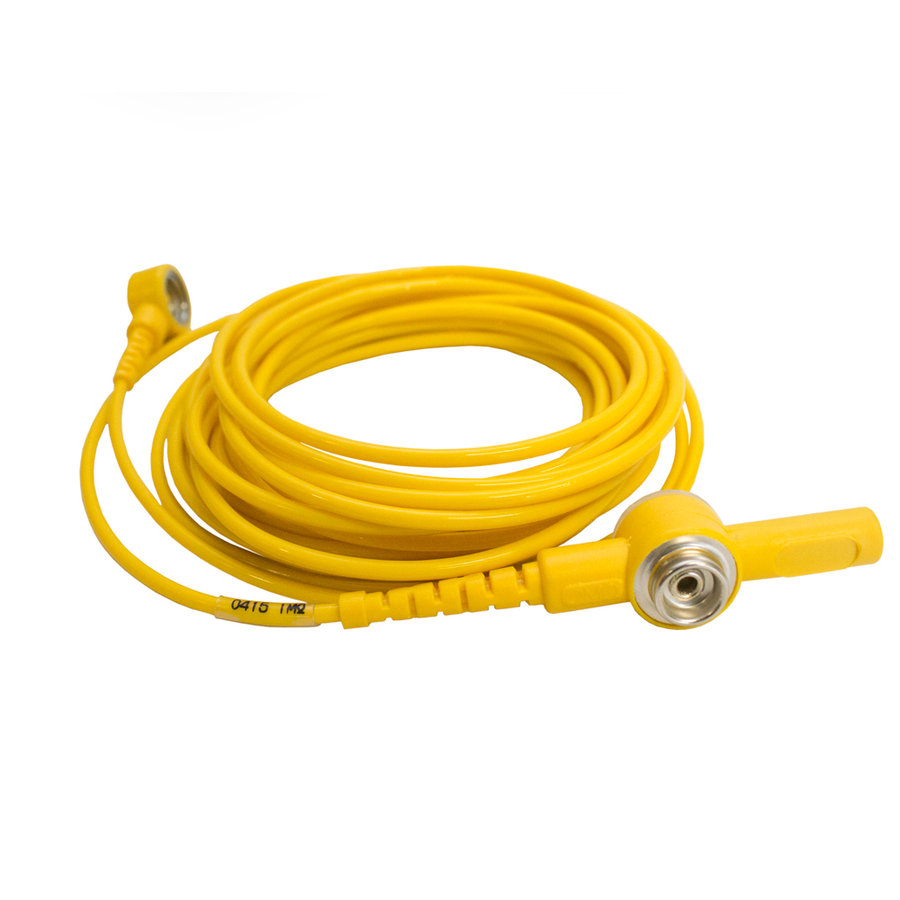 Uzemňovací kábel pre ESD rohože - dĺžka 450 cm