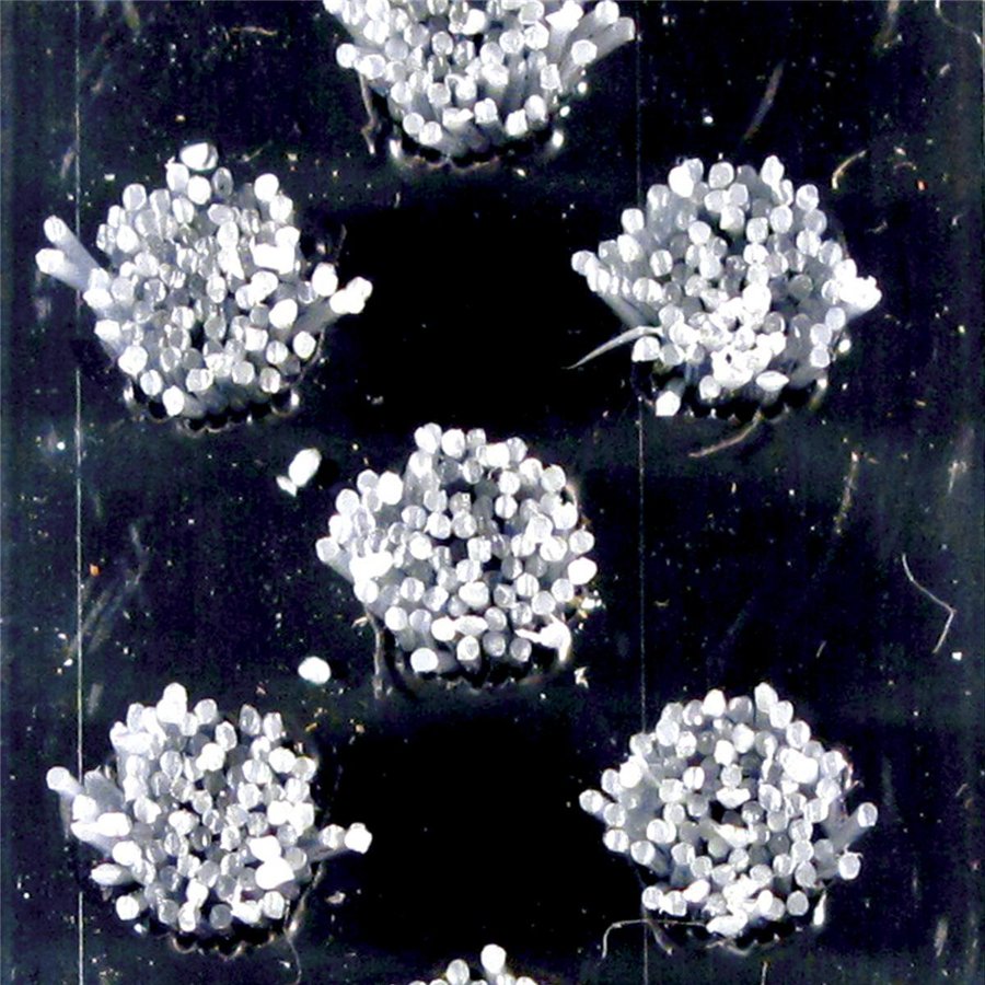 Šedá hliníková kartáčová venkovní vstupní rohož FLOMA Alu Super - délka 1 cm, šířka 1 cm a výška 1,7 cm