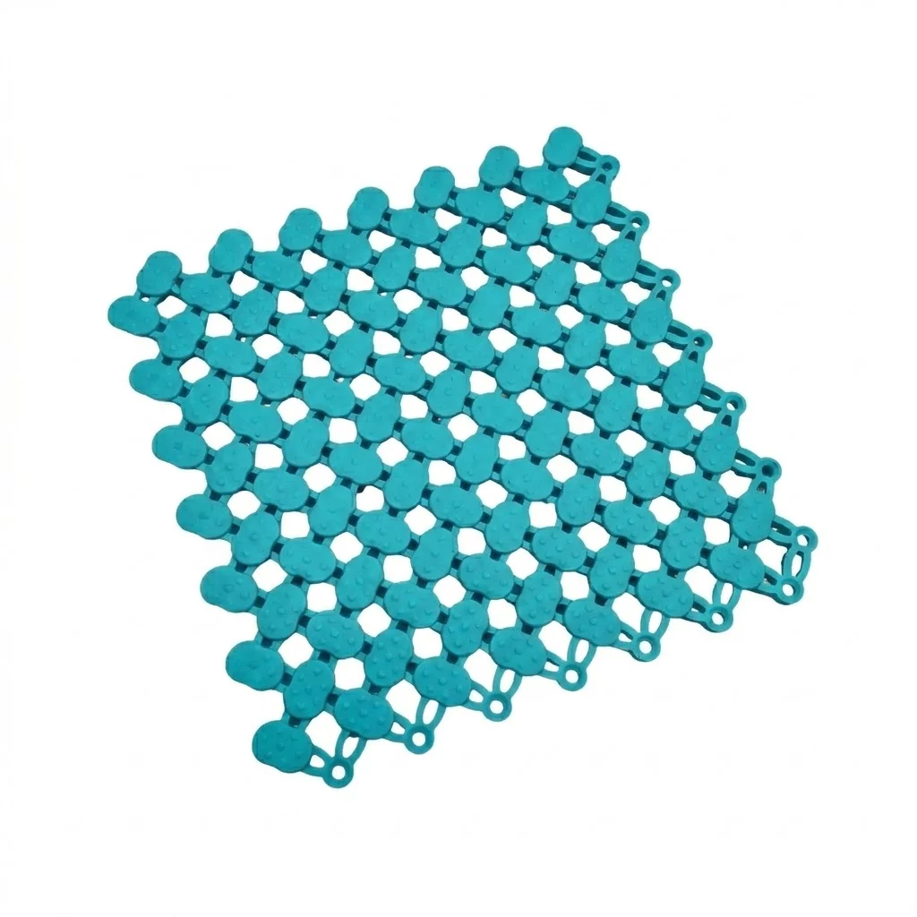 Modrá bazénová rohož FLOMA SP20 - délka 21,7 cm, šířka 21,7 cm, výška 0,8 cm