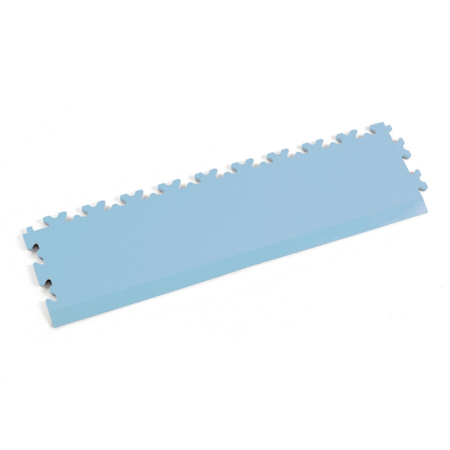 Modrý PVC vinylový nájezd Fortelock Industry (kůže) - délka 51 cm, šířka 14 cm, výška 0,7 cm