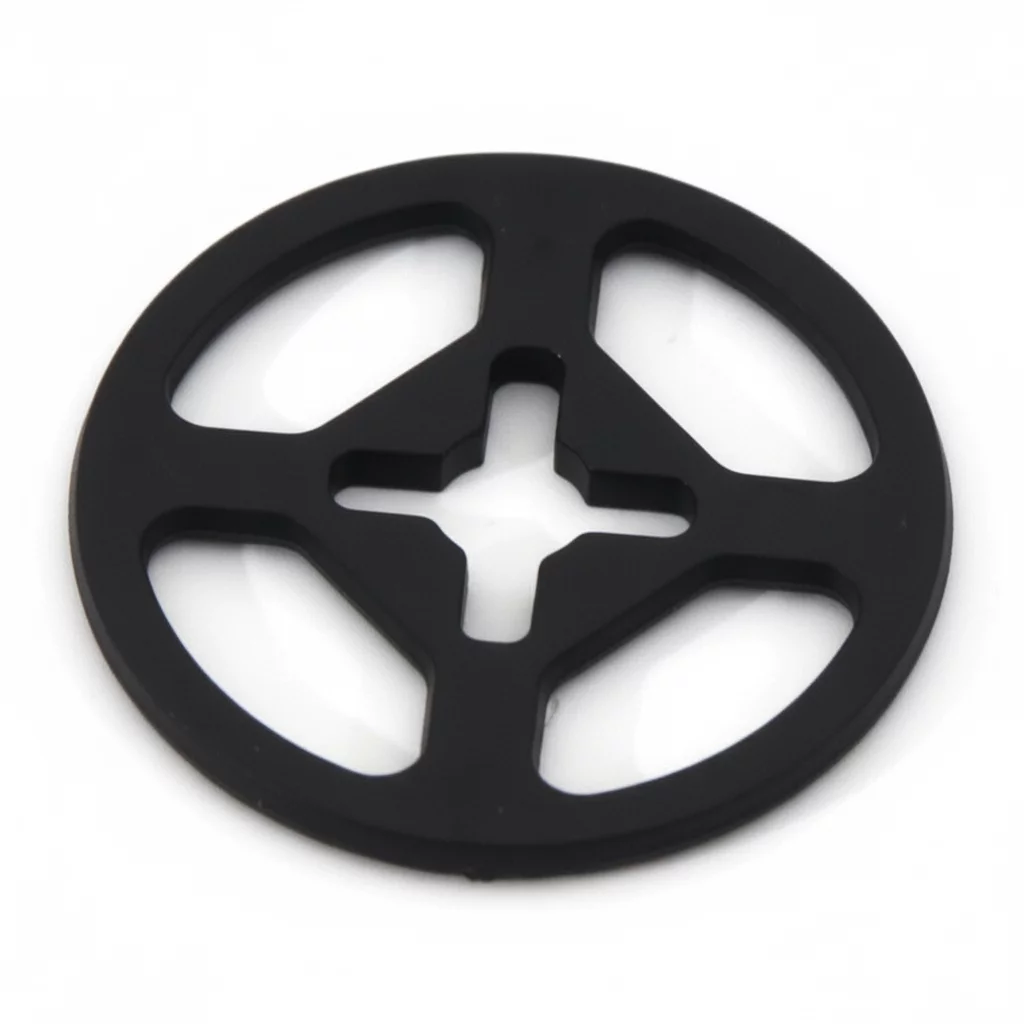 Verankerte Parkmatte aus Kunststoff für Rasenpflaster FLOMA Stella Bord - Durchmesser 1,5 cm - 100 Stck. - Schwarz