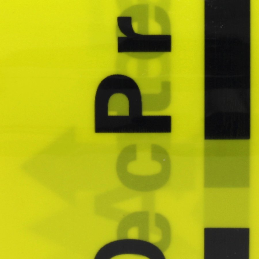 Žlutá antistatická ESD páska "ESD PROTECTED AREA" - délka 18 m a šířka 5 cm