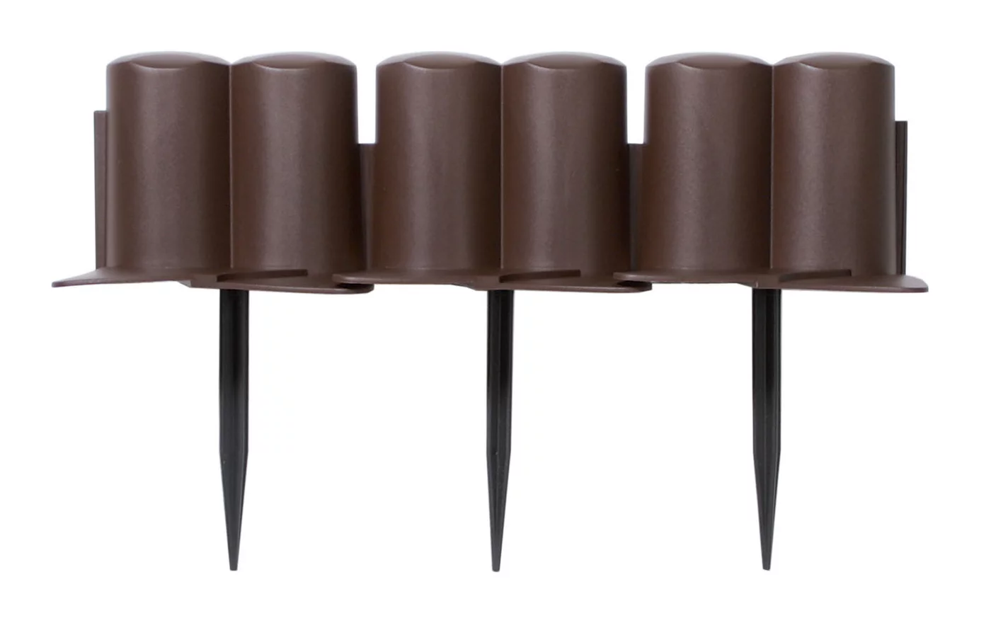 Beeteinfassung aus Kunststoff GC38 - Länge 302 cm, Höhe 10 cm - braune