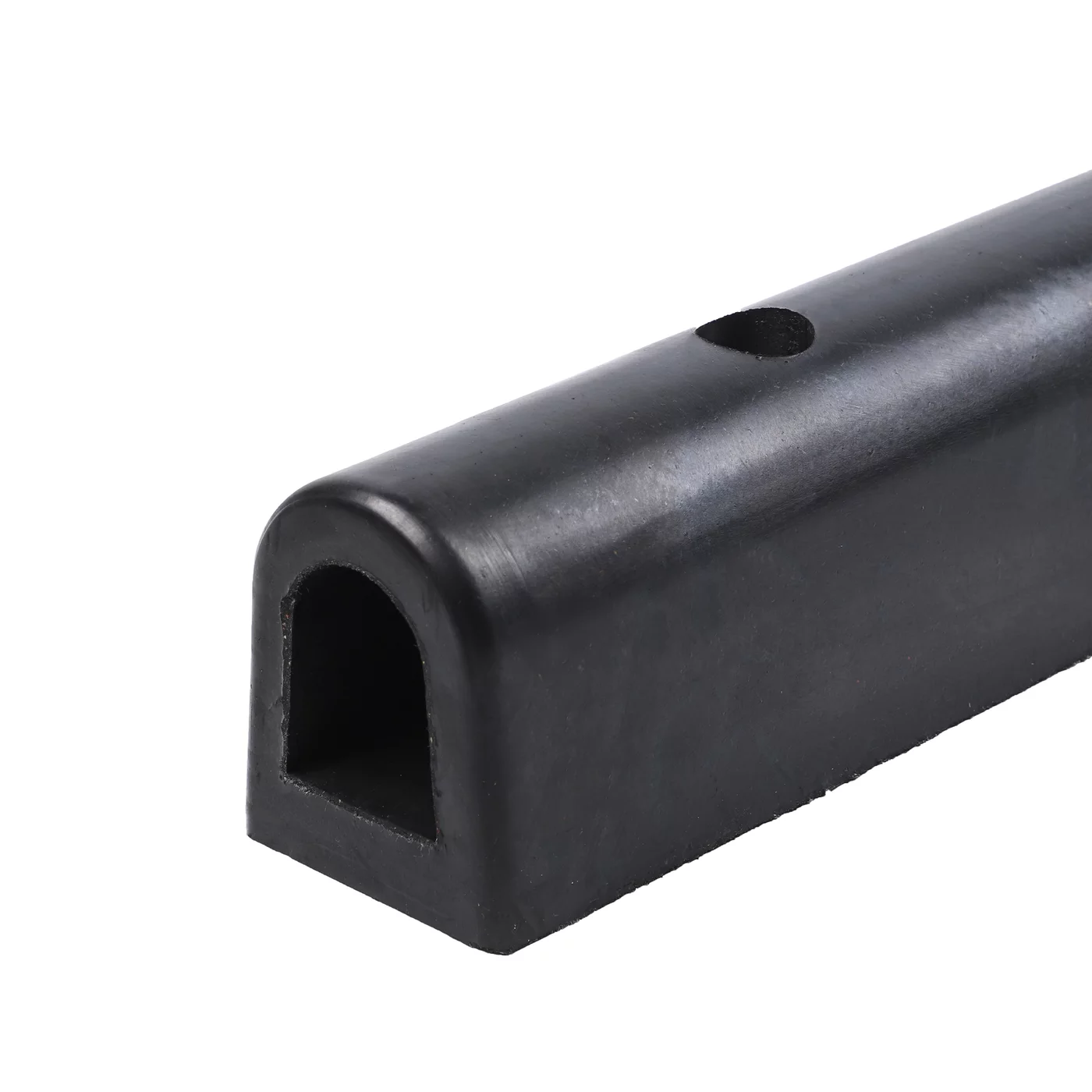 Rampenstopp aus Gummi FLOMA - Länge 100 cm, Breite 15 cm, Höhe 15 cm - Schwarz