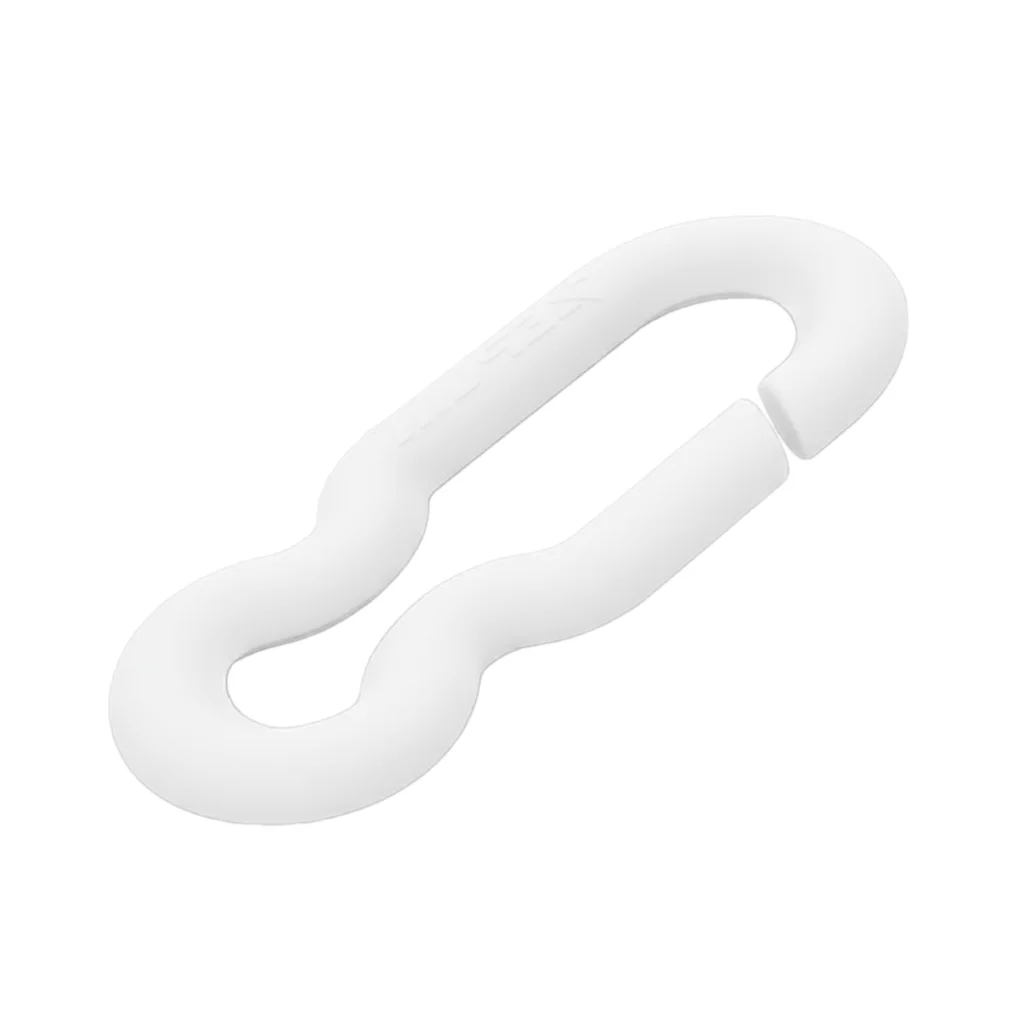 Biela plastová (PPC) spojka k reťaziam FLOMA PC61