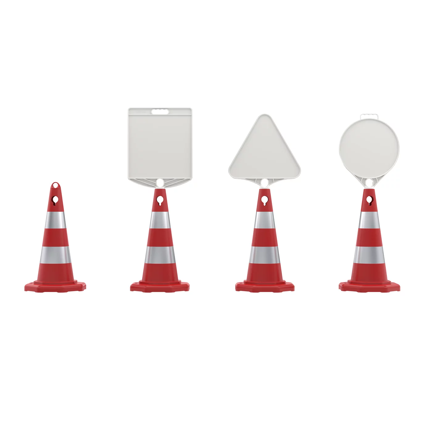 Kreisförmiges Verkehrszeichen aus Kunststoff Und (PPC) &quot;Ende aller Verbote&quot; FLOMA - Breite 28 cm, Höhe 28 cm