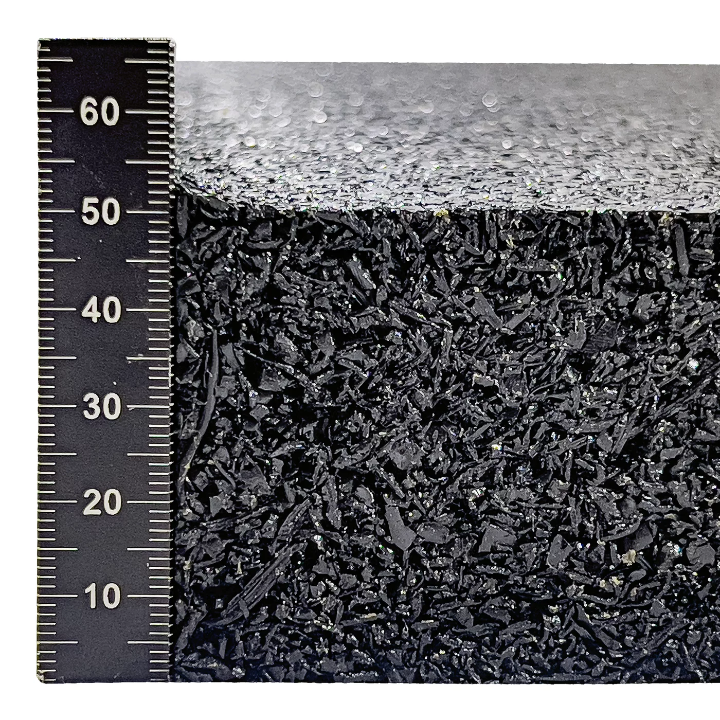 Antivibračná elastická tlmiaca rohož (doska) zo zmesi granulátu a drásaniny FLOMA UniPad FS700 - dĺžka 200 cm, šírka 100 cm, výška 5 cm