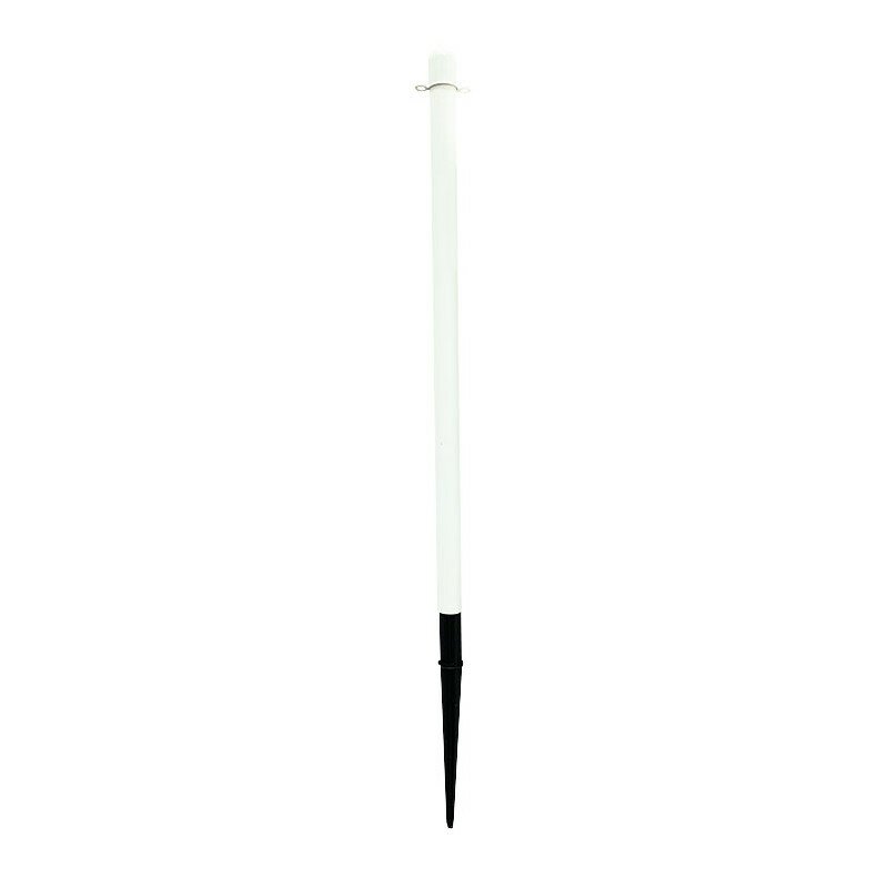 Bílo-černý plastový uzemňovací vymezovací sloupek - výška 113 cm