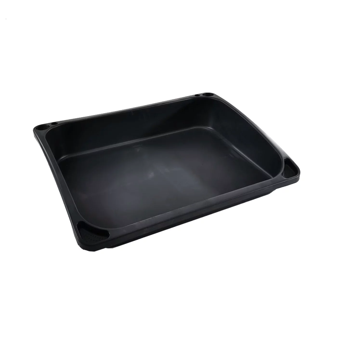 Anzuchtschale aus Kunststoff ohne Abdeckung GT41 - Länge 57,6 cm, Breite 45,6 cm, Höhe 11 cm - Schwarz