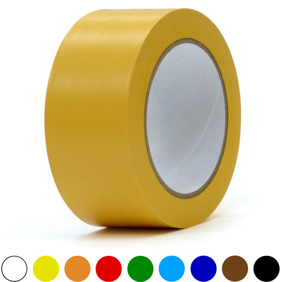 Žltá vyznačovacia páska Standard - dĺžka 33 m, šírka 10 cm