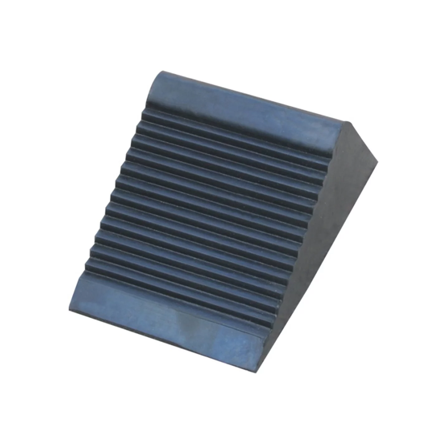 Radkeil aus Gummi unter die Räder FLOMA - Länge 12,5 cm, Breite 7,5 cm, Höhe 6 cm - Schwarz