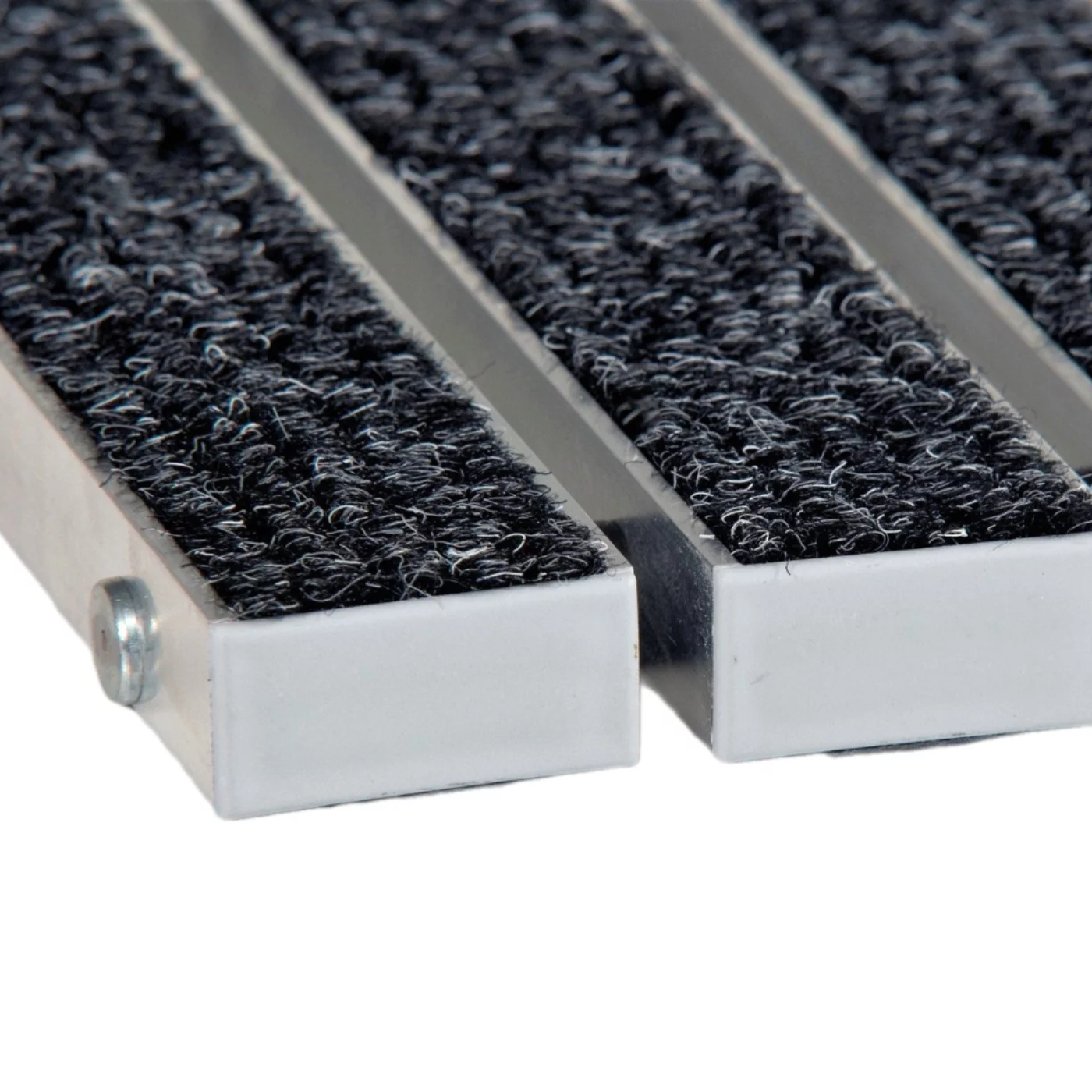 Textilní hliníková vstupní rohož FLOMA Alu Wide - délka 150 cm, šířka 100 cm, výška 2,2 cm