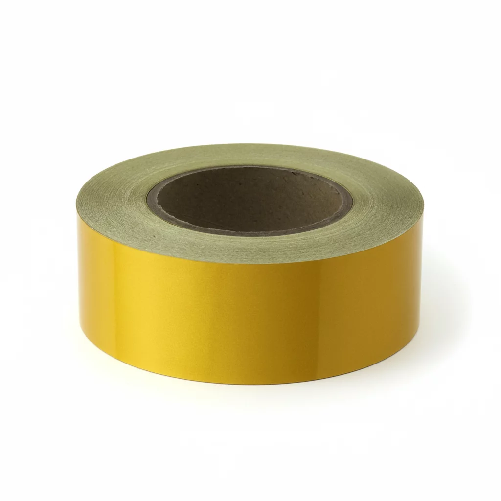 Reflektierendes Warnband - Länge 45 m, Breite 5 cm - Gelb