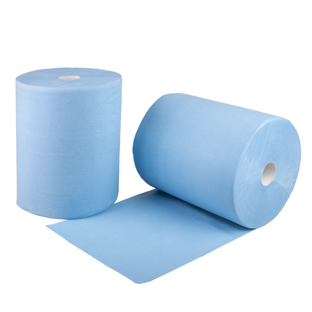 Papírová dvouvrstvá průmyslová čistící utěrka - délka 38 cm a šířka 34 cm - 1000 útržků