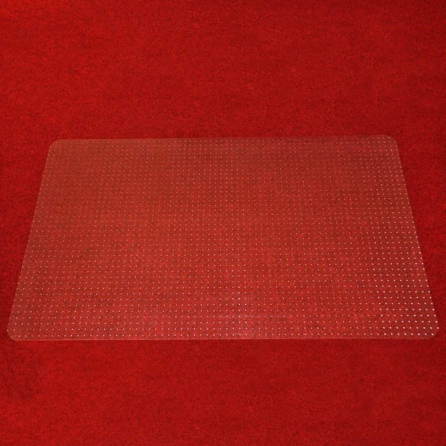 Priehľadná ochranná podložka pod stoličku na koberec FLOMA OCMat Profi - dĺžka 200 cm, šírka 120 cm a výška 0,2 cm