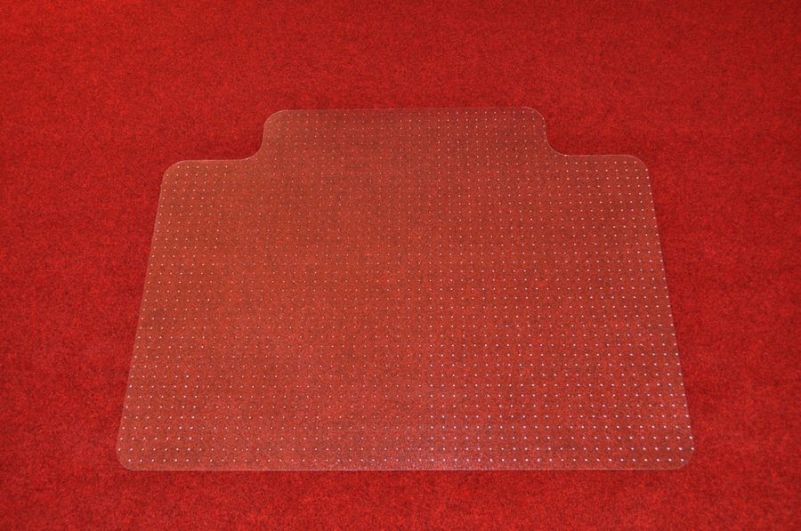 Průhledná ochranná podložka pod židli na koberec - délka 150 cm, šířka 120 cm a výška 0,2 cm