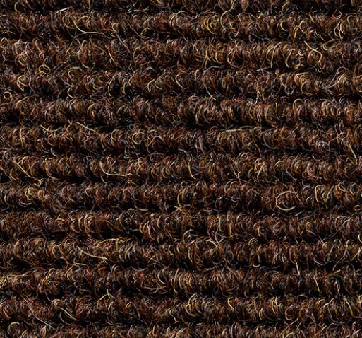 Hnědá vstupní rohož (metráž) FLOMA Mega Rib - délka 1 cm, šířka 200 cm, výška 1,3 cm