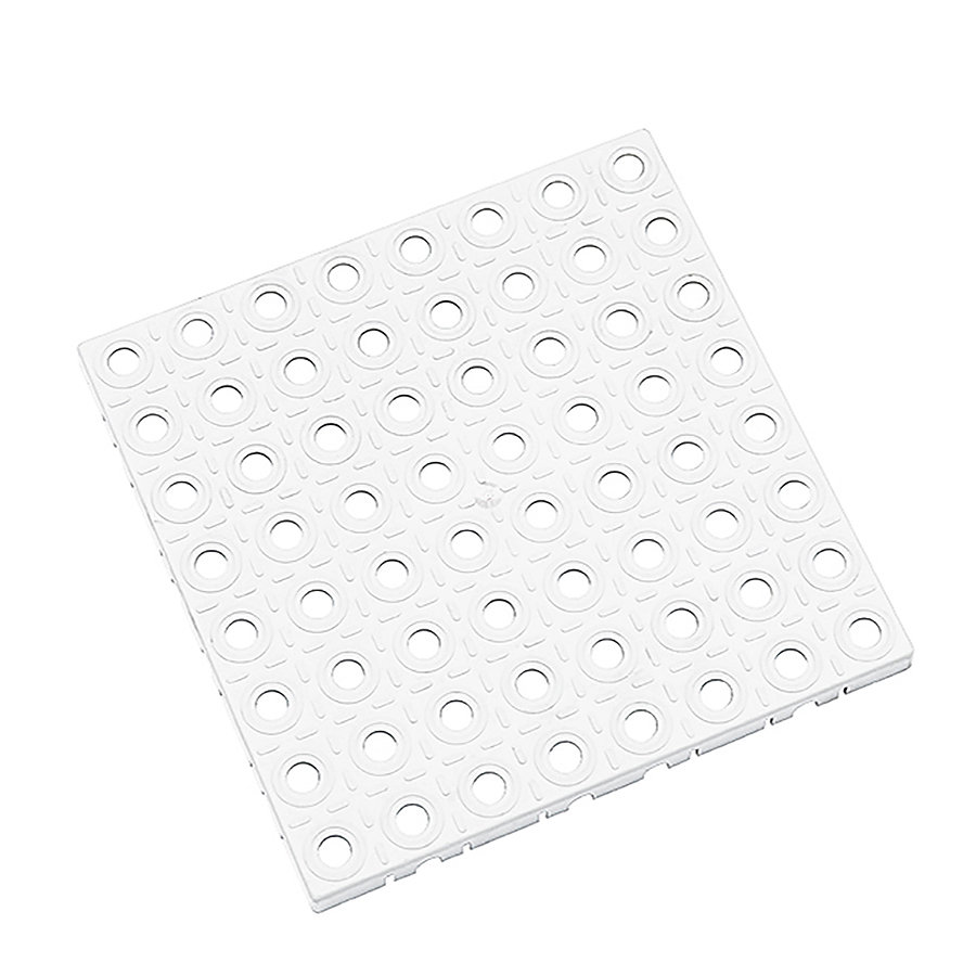 Biela polyetylénová dlažba AvaTile AT-STD - dĺžka 25 cm, šírka 25 cm a výška 1,6 cm