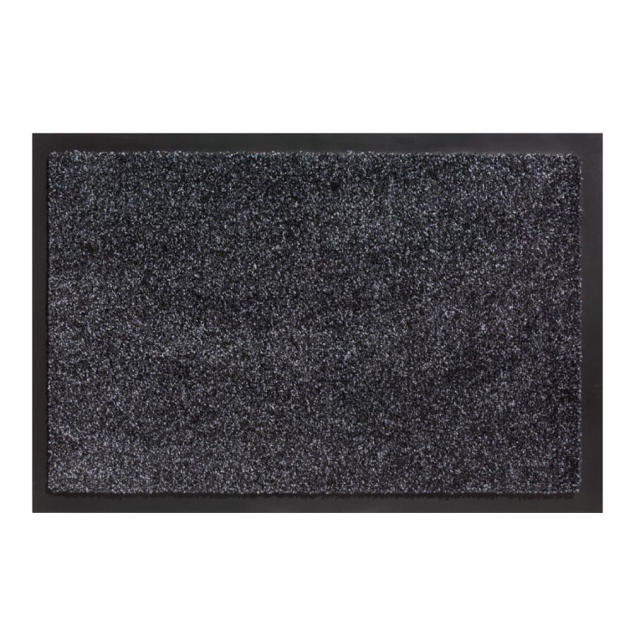 Antracitová vstupná rohož (metráž) FLOMA Ingresso (Cfl-S1) - dĺžka 1 cm, šírka 135 cm, výška 0,85 cm