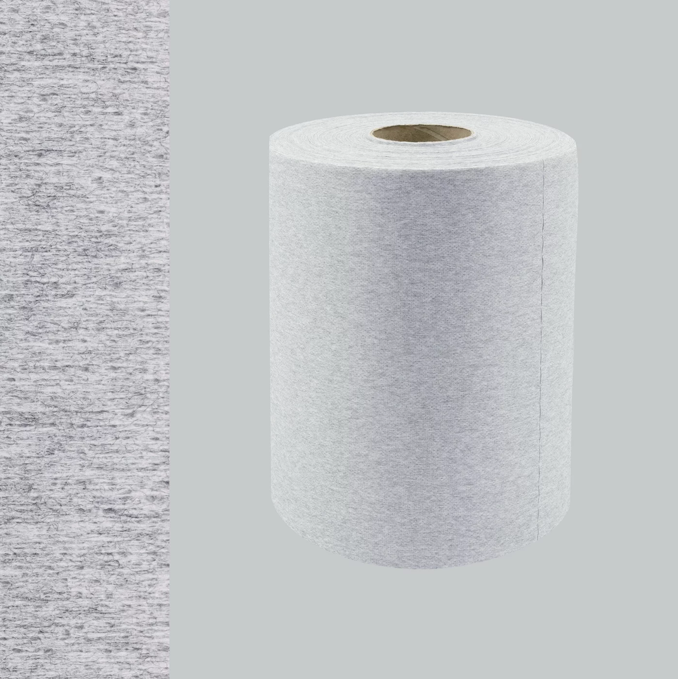 Šedá textilní rychlosavá průmyslová čisticí utěrka FLOMA RCSS60 - délka 38 cm, šířka 30 cm - 380 útržků