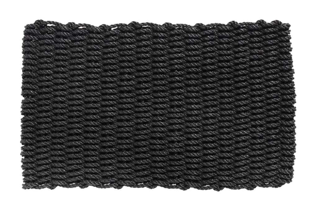Černá rohožka FLOMA Robust - délka 45 cm, šířka 75 cm, výška 2 cm
