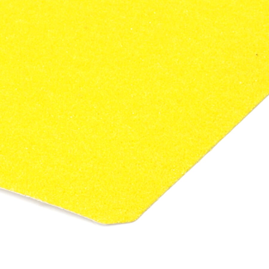 Žlutá korundová protiskluzová páska (dlaždice) FLOMA Super - délka 24 cm, šířka 24 cm a tloušťka 1 mm