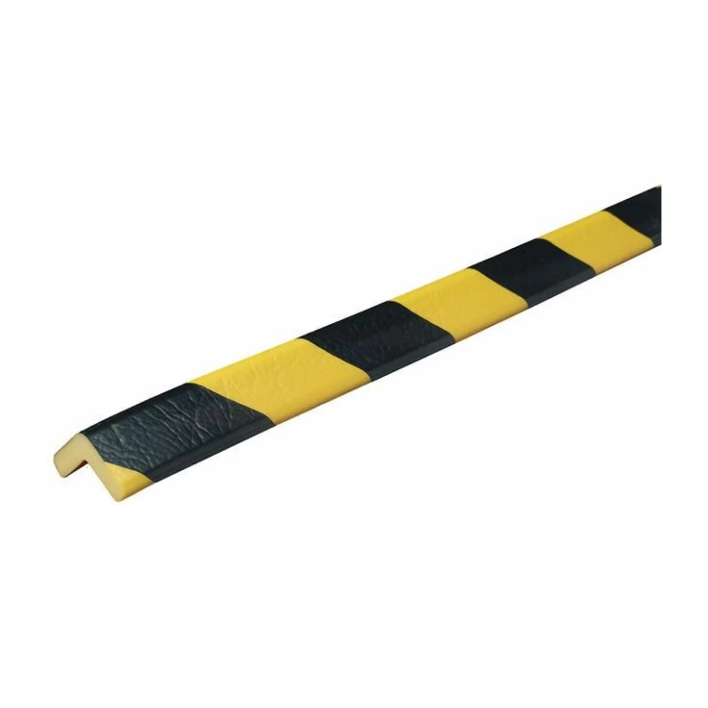Wandeckenschutz aus Schaumstoff (L-Profil) - Länge 5 m, Breite 4,7 cm, Dicke 1,2 cm - gelb-schwarzer
