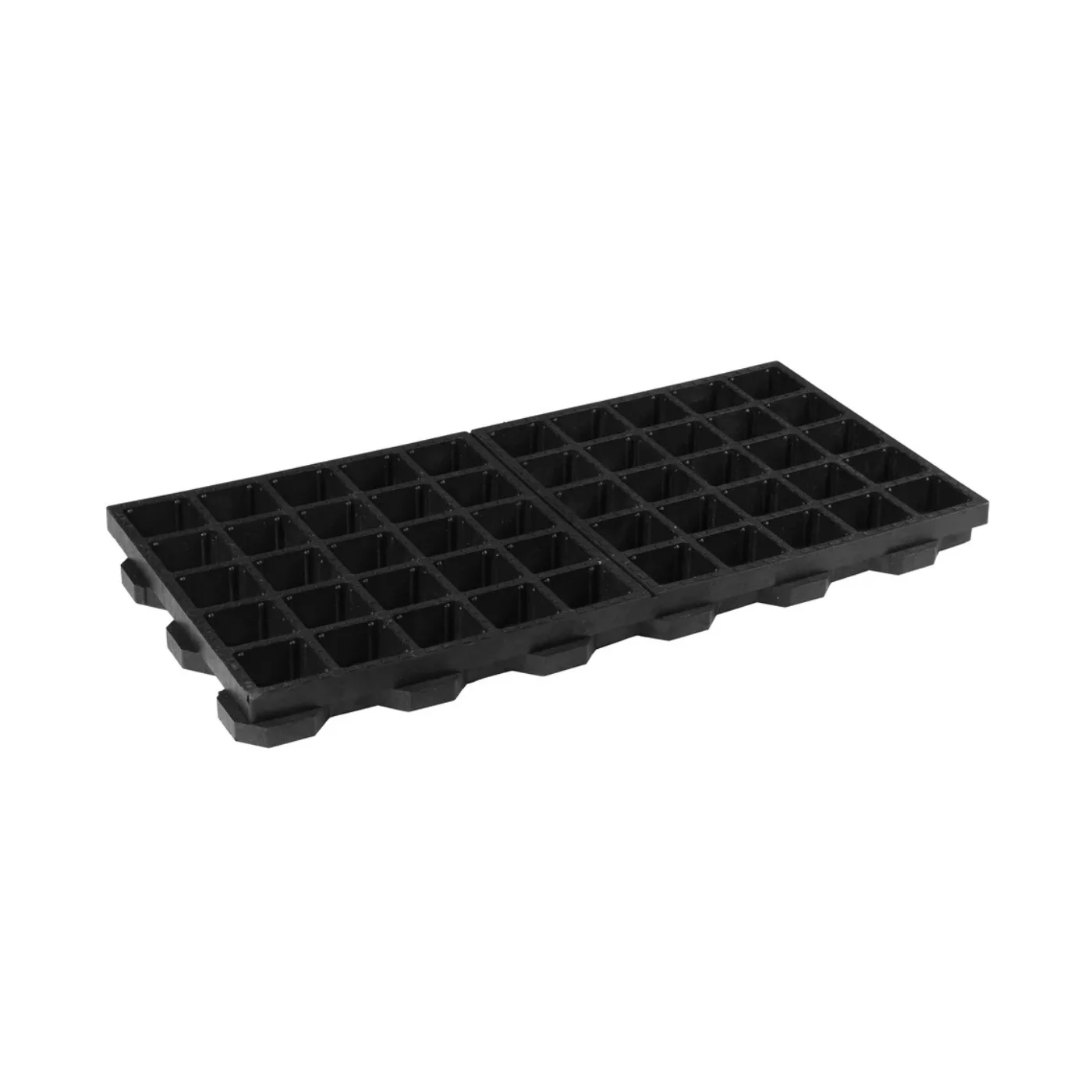 Schwerlastgitter aus Kunststoff FLOMA HydroG PRO - Länge 100 cm, Breite 50 cm, Höhe 6,5 cm - schwarze