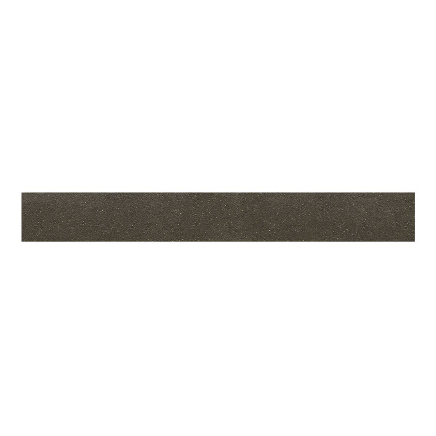 Hnědý gumový neviditelný zahradní obrubník FLOMA - délka 6 m, šířka 0,5 cm, výška 9 cm