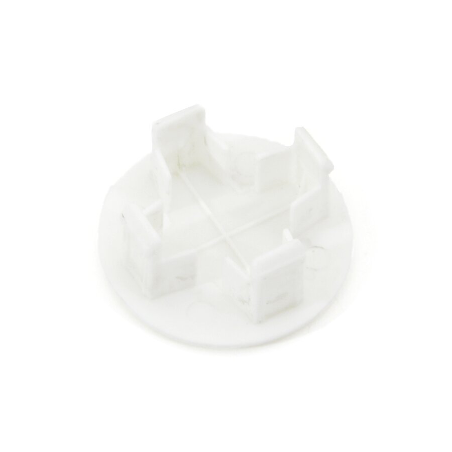 Biely plastový vyznačovací prvok FLOMA - priemer 7 cm