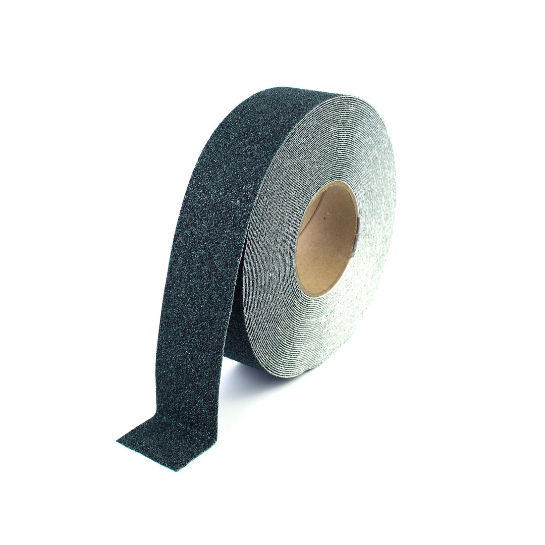 Zelená korundová protiskluzová páska FLOMA Extra Super - délka 18,3 m, šířka 5 cm, tloušťka 1 mm