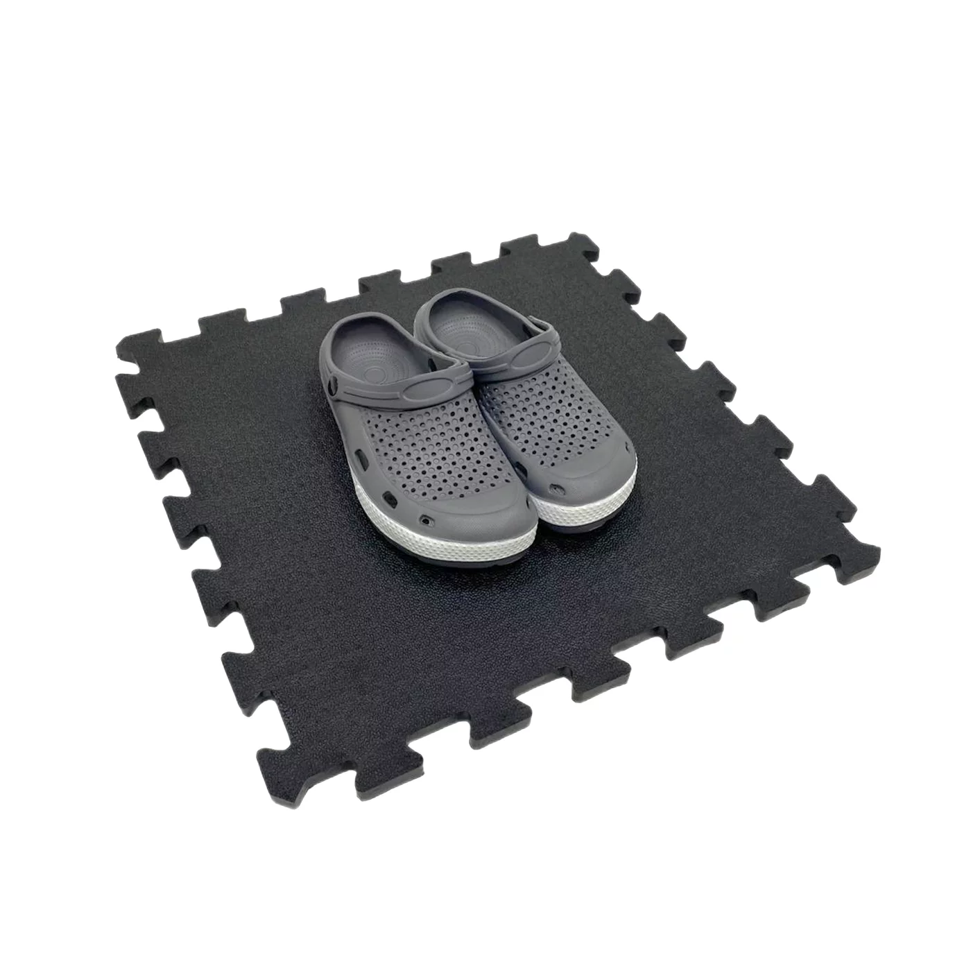 Gumová zátěžová podlaha (puzzle - střed) FLOMA RT25 - délka 49,5 cm, šířka 49,5 cm, výška 1,5 cm