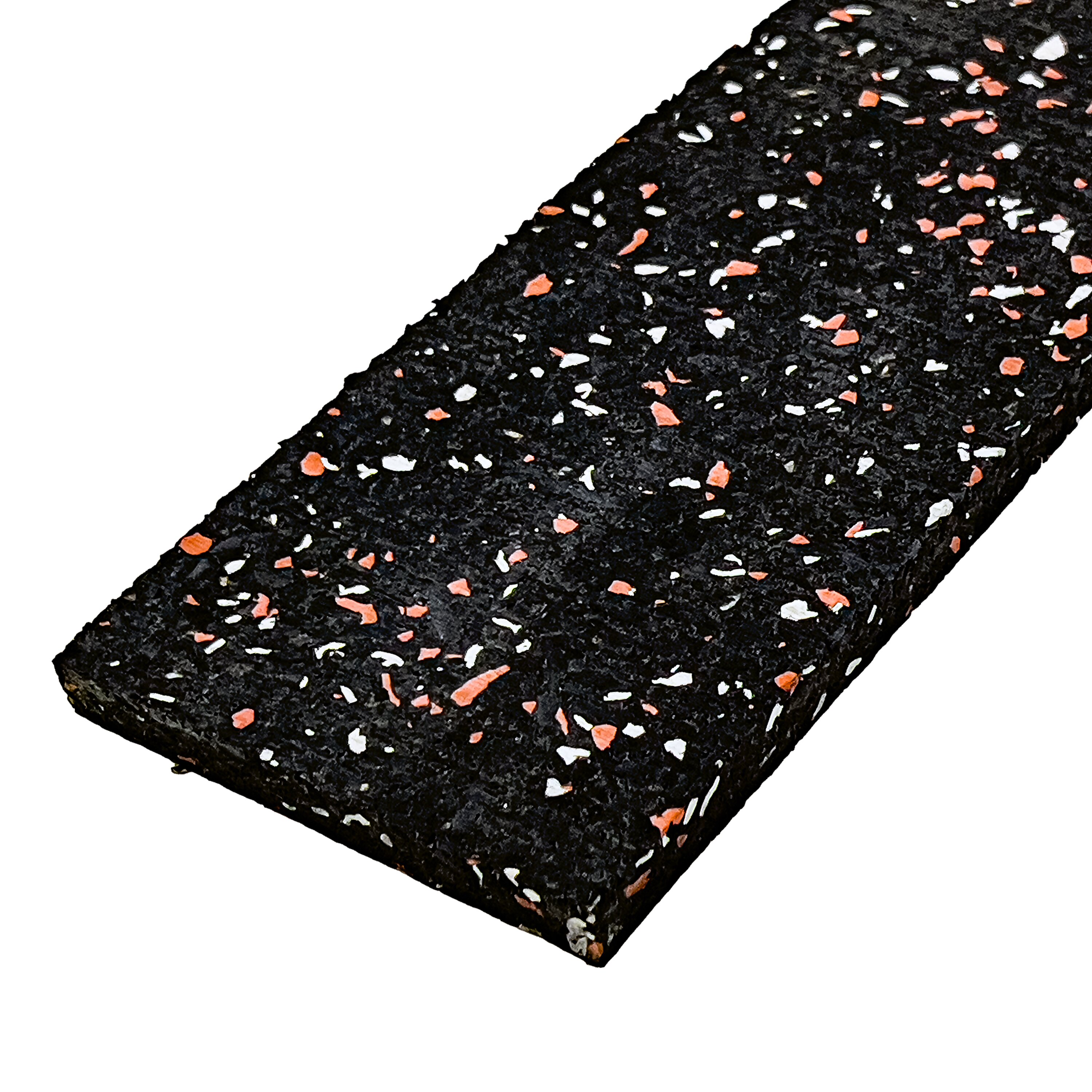 Čierno-bielo-červená gumová soklová podlahová lišta FLOMA FitFlo IceFlo - dĺžka 200 cm, šírka 7 cm, hrúbka 0,8 cm