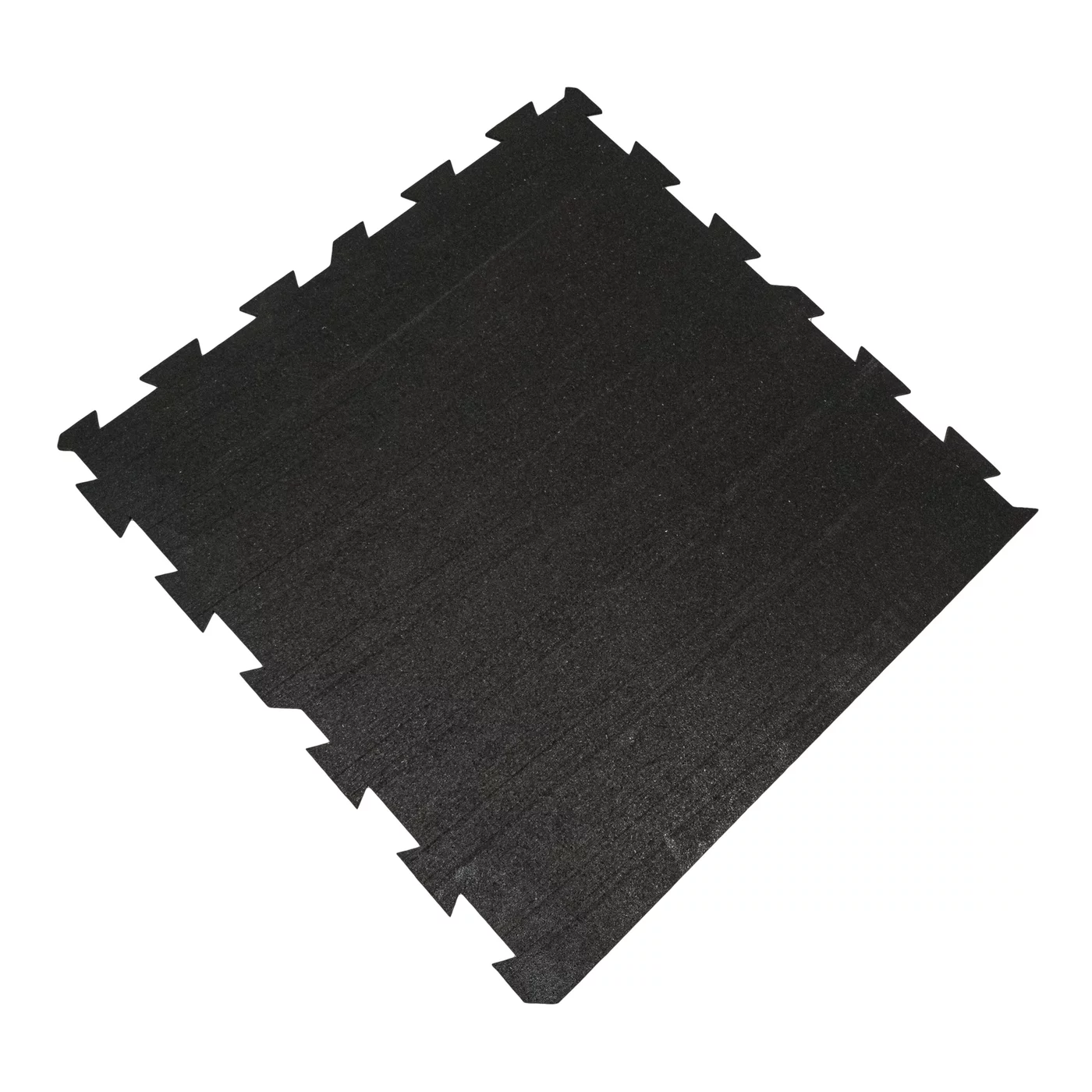 Čierno-bielo-modro-šedá podlahová guma (puzzle - okraj) FLOMA Sandwich EPDM - dĺžka 100 cm, šírka 100 cm, výška 1 cm