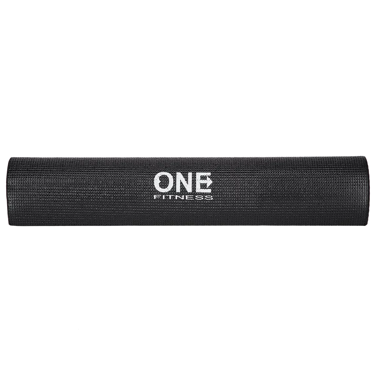 Yogamatte aus Schaumstoff ONE FITNESS - Länge 173 cm, Breite 61 cm, Höhe 0,6 cm - Schwarz