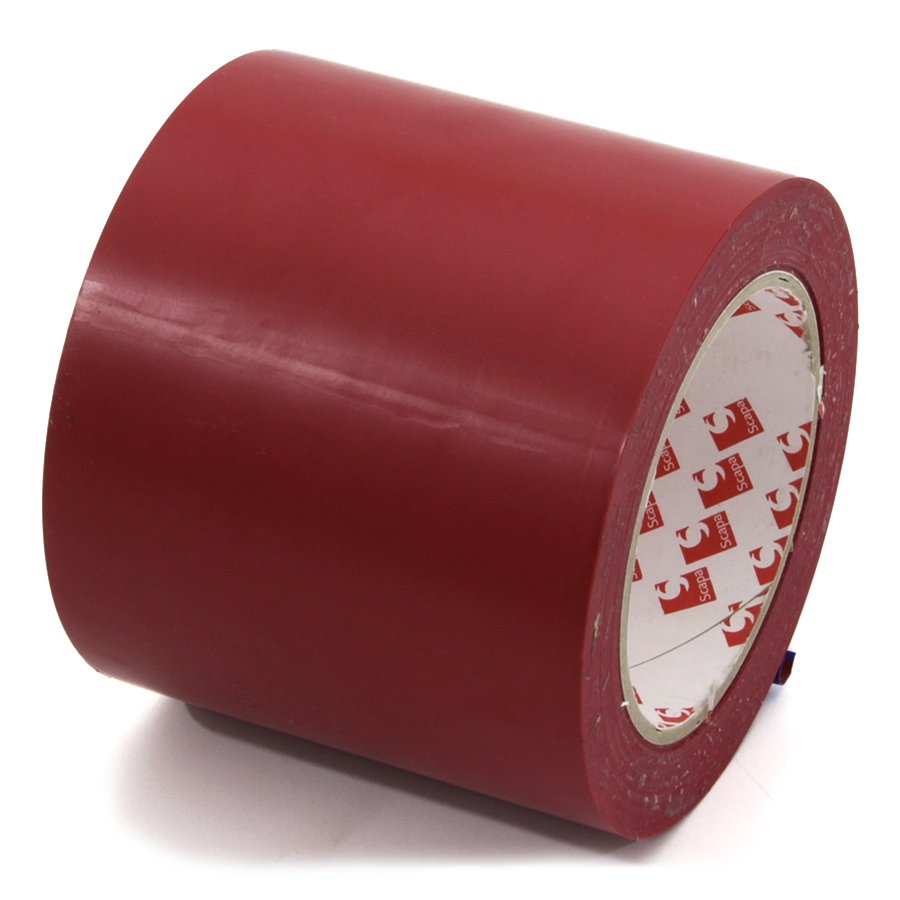 Červená vyznačovací páska Super - délka 33 m a šířka 10 cm