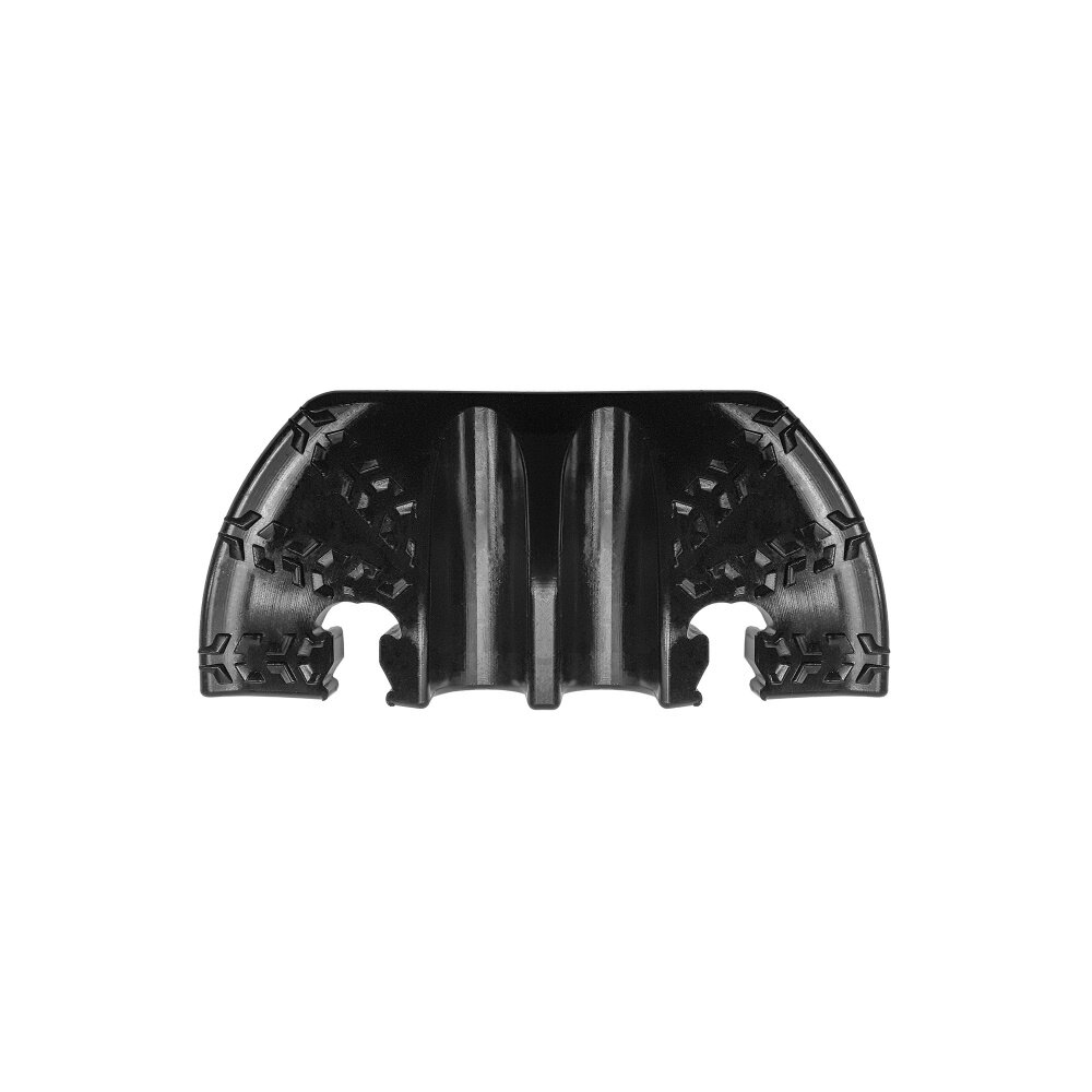 Černá plastová koncová rampa "samice" pro kabelové mosty DEFENDER MICRO 2 - délka 27,4 cm