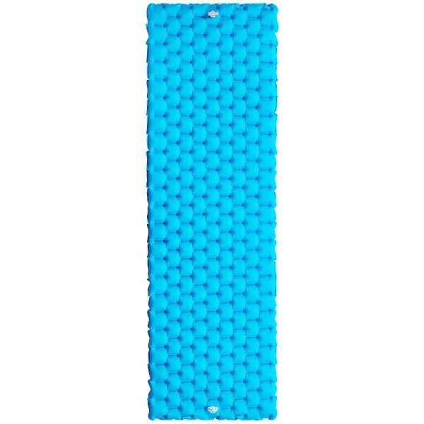 Modrá turistická nafukovacia karimatka NILS CAMP NC4007 - dĺžka 240 cm, šírka 60 cm, výška 5 cm